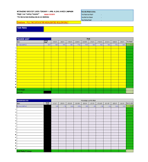 30 perfect weight loss spreadsheets