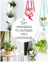 See more ideas about pot rack, pot rack hanging, hanging pots. 21 Diy Hanging Planters You Can Make Make And Takes