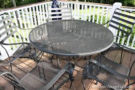 Painting Patio Furniture With The