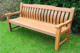 3 seater luxury hardwood garden bench