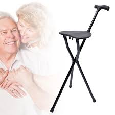 seat cane travel hiking chair stool