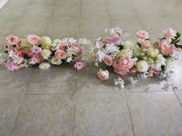 artificial flowers for wedding aisle
