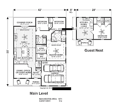 Check out our collection of house plans with mother in law suite, which includes home designs w/attached guest house, open each home plan featured here includes a full bedroom, most with an attached private bath, that is designed and labeled for use as a. House Plans With In Law Suites Family Home Plans