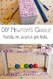 Learn how to make a simple newton's cradle, the classic science project demonstrating momentum! Diy Newton S Cradle