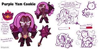 Purple Yam Cookie Concept Art Translation : r/Cookierun