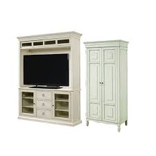 tv stand with deck tall cabinet in cotton