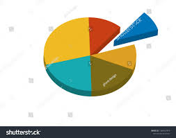 Pie Chart Meaning Business Graph Data Stock Vector Royalty