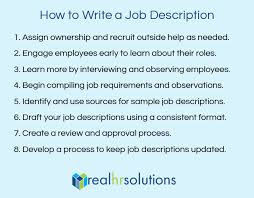 job descriptions why they matter how