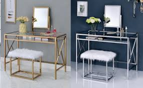 The dark wood tones of this vintage bathroom vanity complement the bright and charming farmhouse bathroom interiors. 1001 Makeup Vanity Ideas To Create Your Very Own Beauty Salon