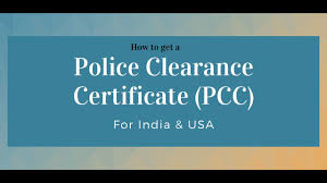police clearance certificate pcc