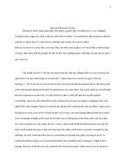 personal narrative essay docx 1