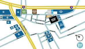 Map Of Parking Near The American Airlines Center In Dallas