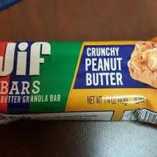 jif crunchy peanut er granola bar
