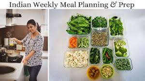 indian meal planning and prep weekly