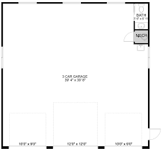 Car Garage With Center Rv Bay