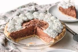 I like making chocolate cream pie with an oreo cookie pie crust. Sugar Free Chocolate Pie French Silk Pie Low Carb Maven