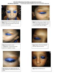2016 makeup application instructions