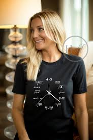 Math T Shirt Math Clock Math
