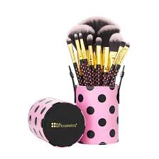 bh cosmetics pink dot collection brush