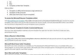 Microsoft Works Resume Template Resume Microsoft Works Resume