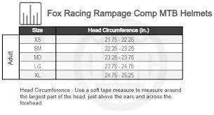 fox racing rampage comp mtb helmet