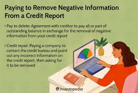 can you pay to remove a bad credit report