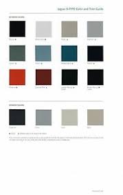 Details About 2003 Jaguar X Type Color Chart Paint Chip Sample Trim Guide Brochure