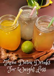 3 healthy detox drinks for weight loss