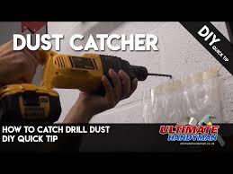 How To Catch Drill Dust Diy Quick Tip