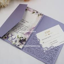 Us 93 1 5 Off Romantic Lavender Sweet Sixteen Sweet Fifteen Invitation With Rsvp Card Laser Cut Quinceanera Invitations 50pc Lot In Cards