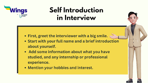self introduction in interview