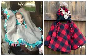 Diy Fabric Car Seat Poncho Free Sewing