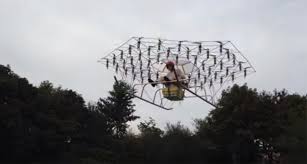 guy creates a personal helicopter at
