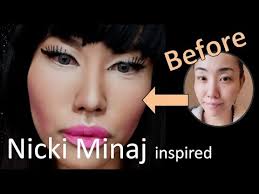 nicki minaj makeup transformation ニッキ