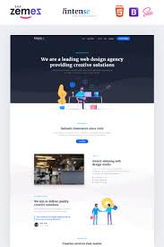 Lintense Corporate Web Design Agency Creative Html Landing Page Template