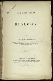 Herbert spencer's social statics (1851) expounded the idea of social evolution as increasing individualism, and this theme was repeated throughout his system of synthetic philosophy. First Use Of The Phrase Survival Of The Fittest The British Library
