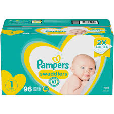 Pampers Swaddlers Diapers Super Pack Size 1 8 14 Lb 96 Ct