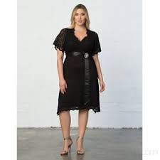 Kiyonna Womens Plus Size Retro Glam Lace Dress B008m9s4mc