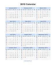 2015 Calendar Blank Printable Calendar Template In Pdf