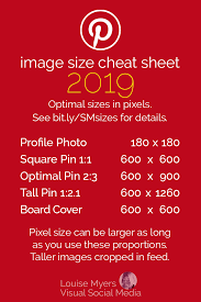 Social Media Cheat Sheet 2019 Must Have Image Sizes