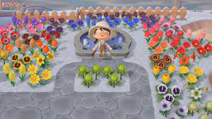 I think that's all flowers, finally. (Gold roses and much of the white  flowers wouldn't fit in the picture) now to arrange them nicely. : r/acnh