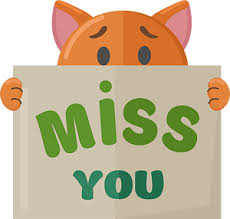 miss you clipart free