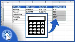 how to calculate hours worked in excel