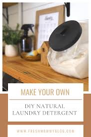 diy natural laundry detergent you can