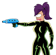 Futurama Leela Cool in black Weapon Sexy Sticker Decal | eBay