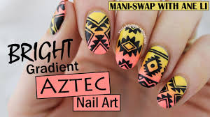 bright grant aztec nail art