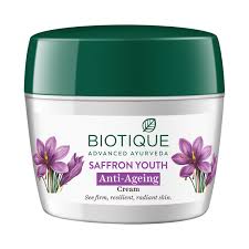 biotique youth saffron anti ageing