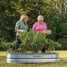 Tarter Oval Raised Bed Planter 24 In X