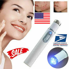 Blue Light Therapy Laser Treatment Pen Acne Skin Care Removal Device Walmart Com Walmart Com