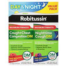 chest congestion nighttime cough dm